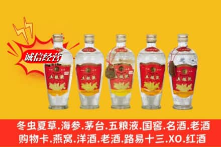 北京市朝阳回收老五粮液